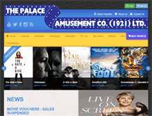 Tablet Screenshot of palaceamusement.com